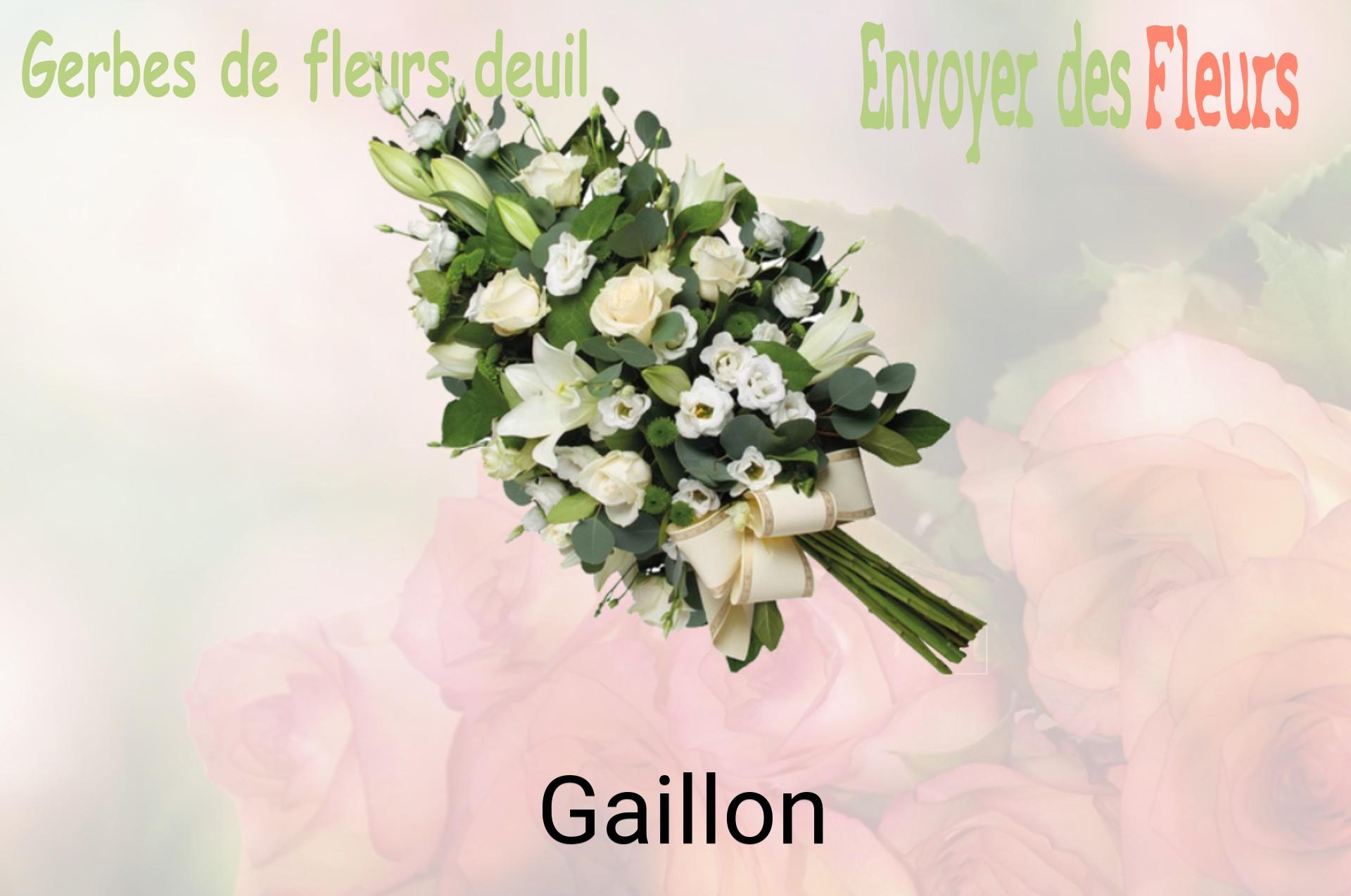Gerbe de fleurs de deuil livrée à Gaillon